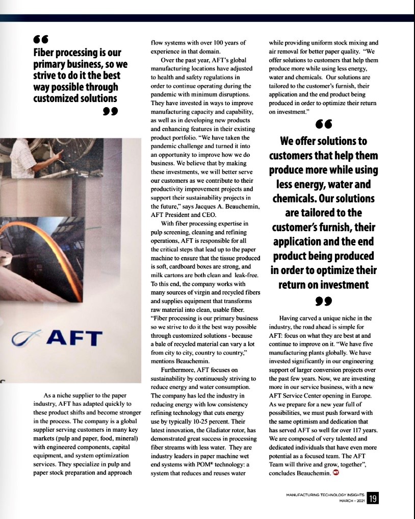 AFT-fiber-processing-experts