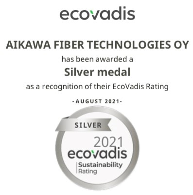 AFT awarded Ecovadis silver rating